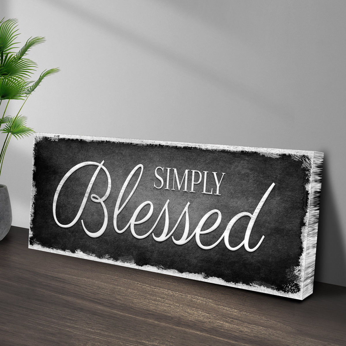Simply Blessed Sign by Tailored Canvases
