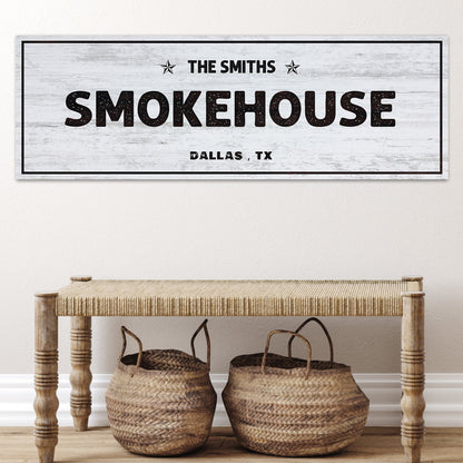 Smokehouse Sign by Tailored Canvases