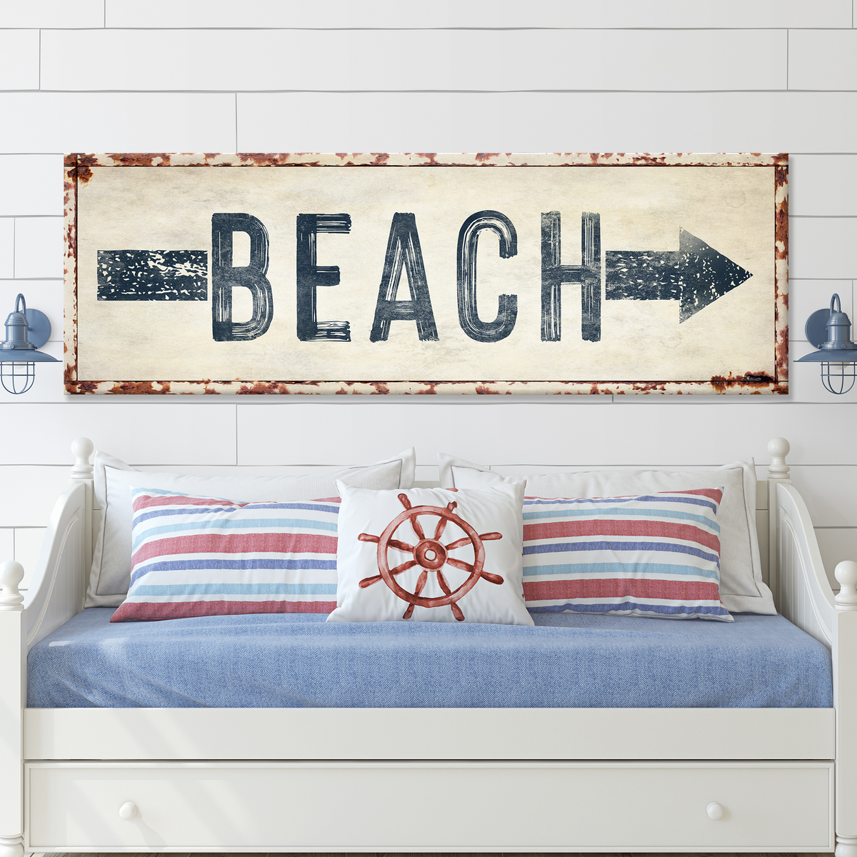 Beach Arrow Sign by Tailored Canvases