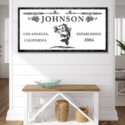 Catching Fish Sign by Tailored Canvases