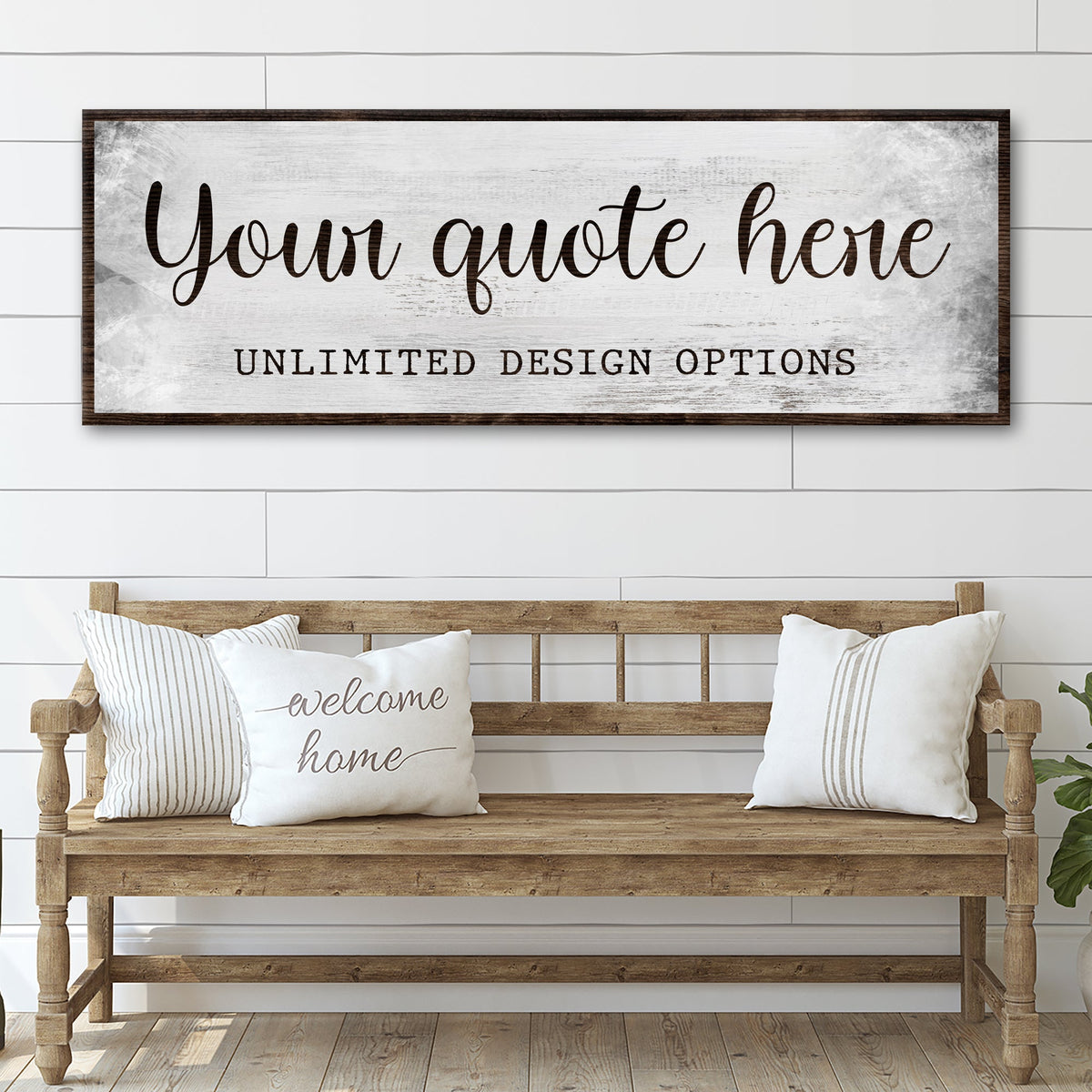 Custom Quote Sign by Tailored Canvases