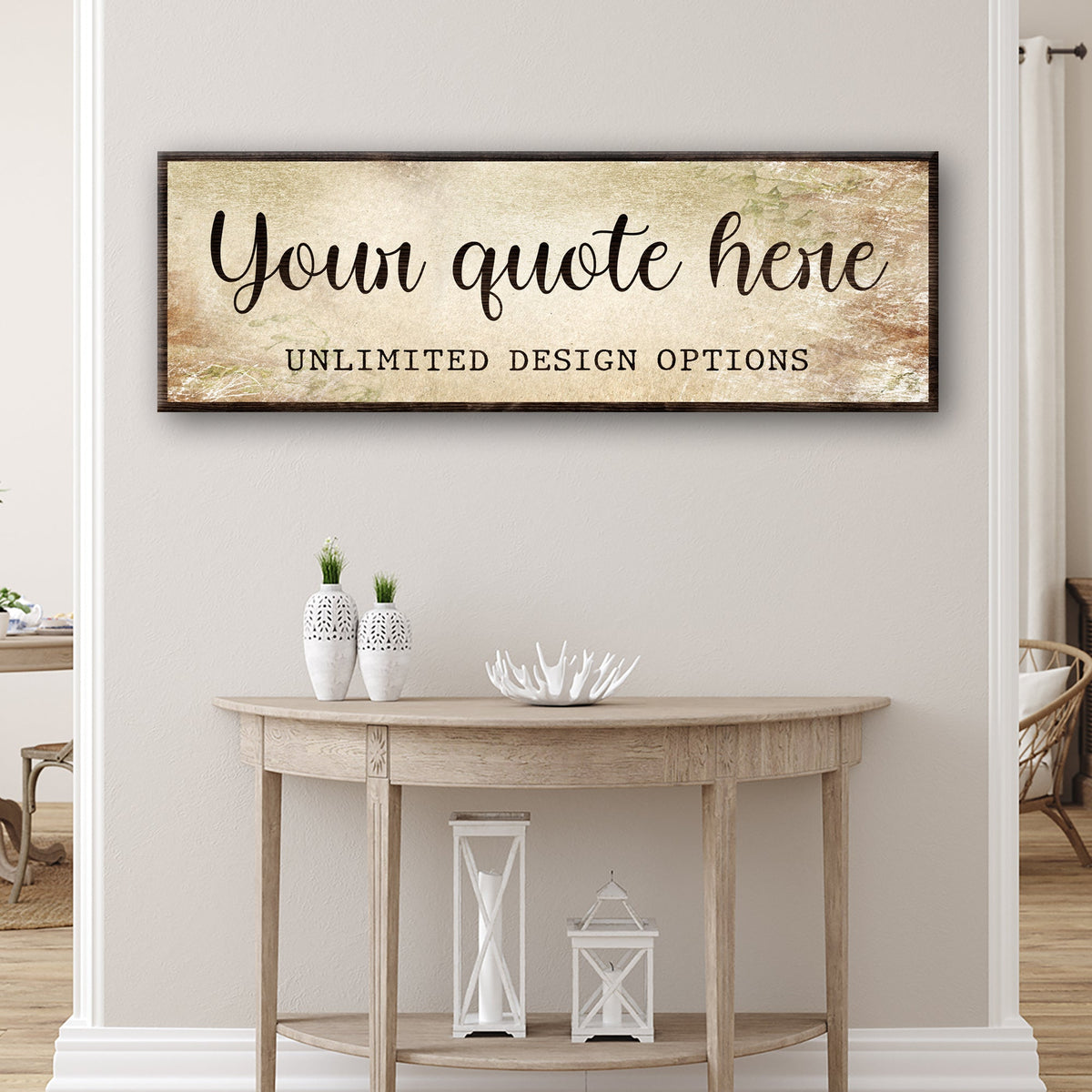 Custom Quote Sign by Tailored Canvases