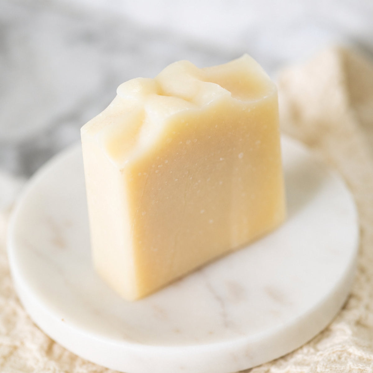 Pure Tallow + Honey Fragrance Free Handmade Tallow and Goat Milk Soap Bar by Pretty farm girl