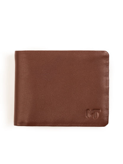 Tan Brown Duke Bifold Wallet by Classy Leather Bags