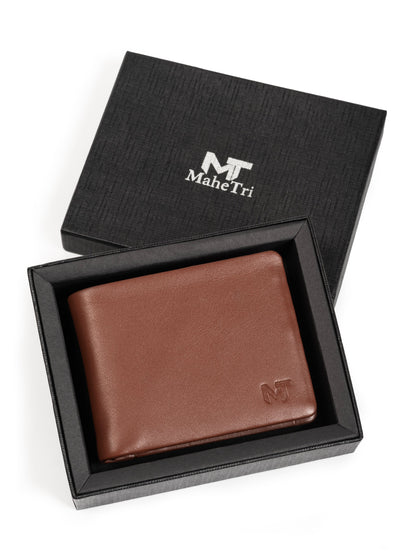 Brown Kodiak Bifold Wallet by Classy Leather Bags