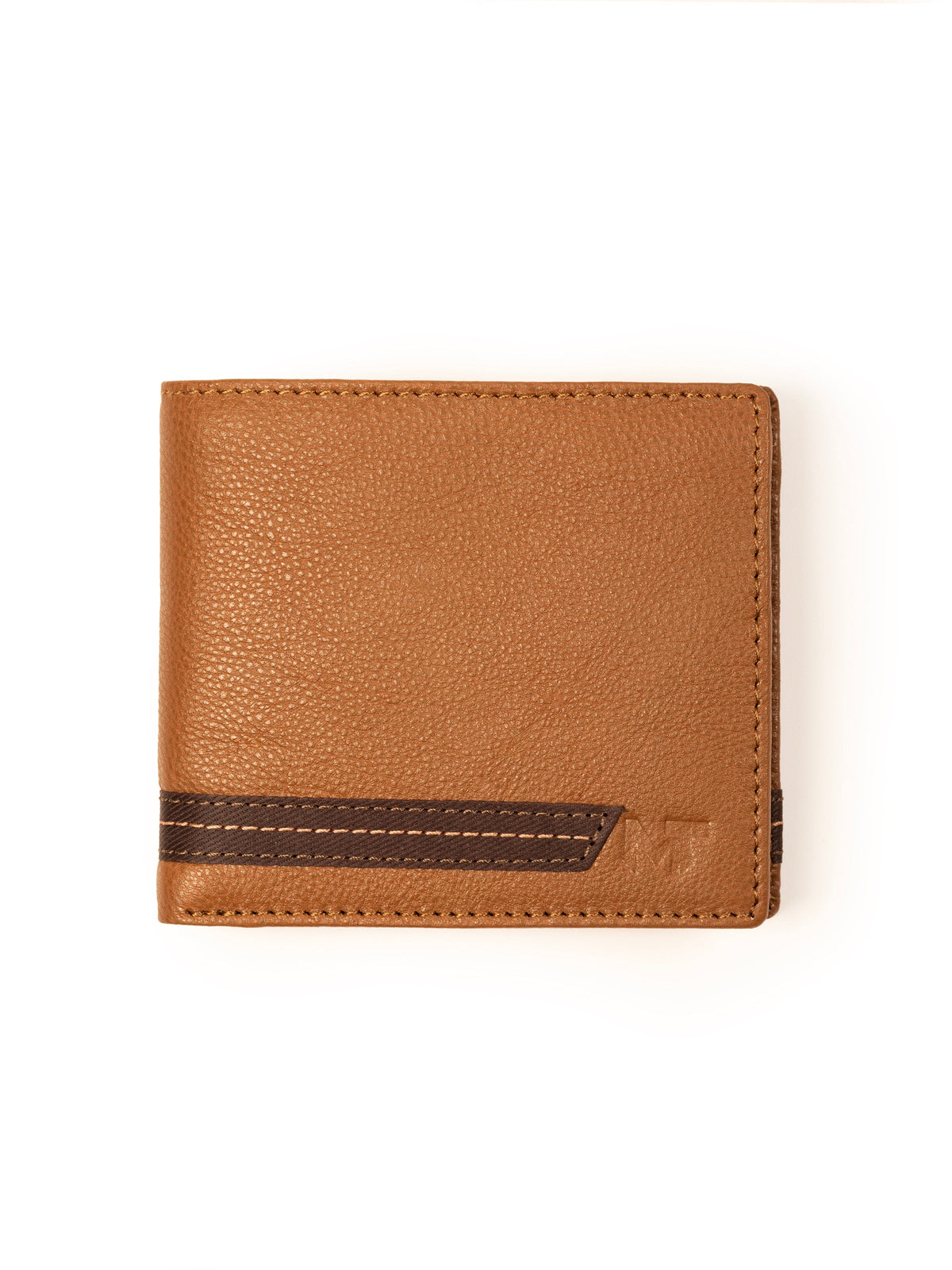 Stripe Brown Men's Wallet by Classy Leather Bags