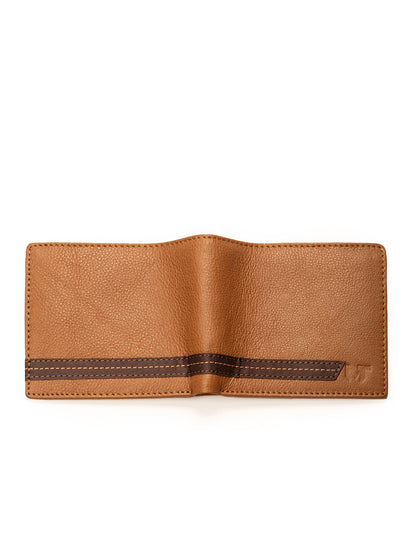 Stripe Brown Men's Wallet by Classy Leather Bags