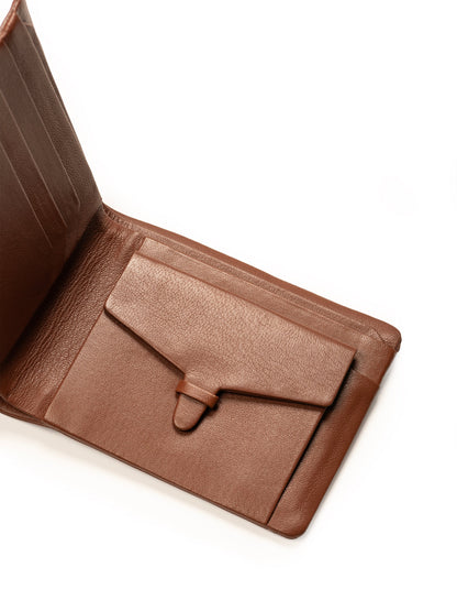 Brown Kodiak Bifold Wallet by Classy Leather Bags