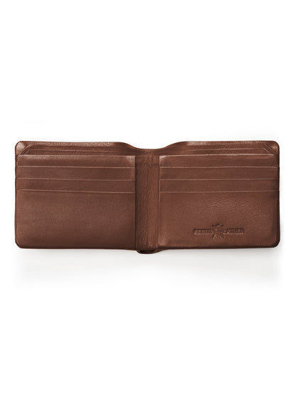 Tan Brown Duke Bifold Wallet by Classy Leather Bags