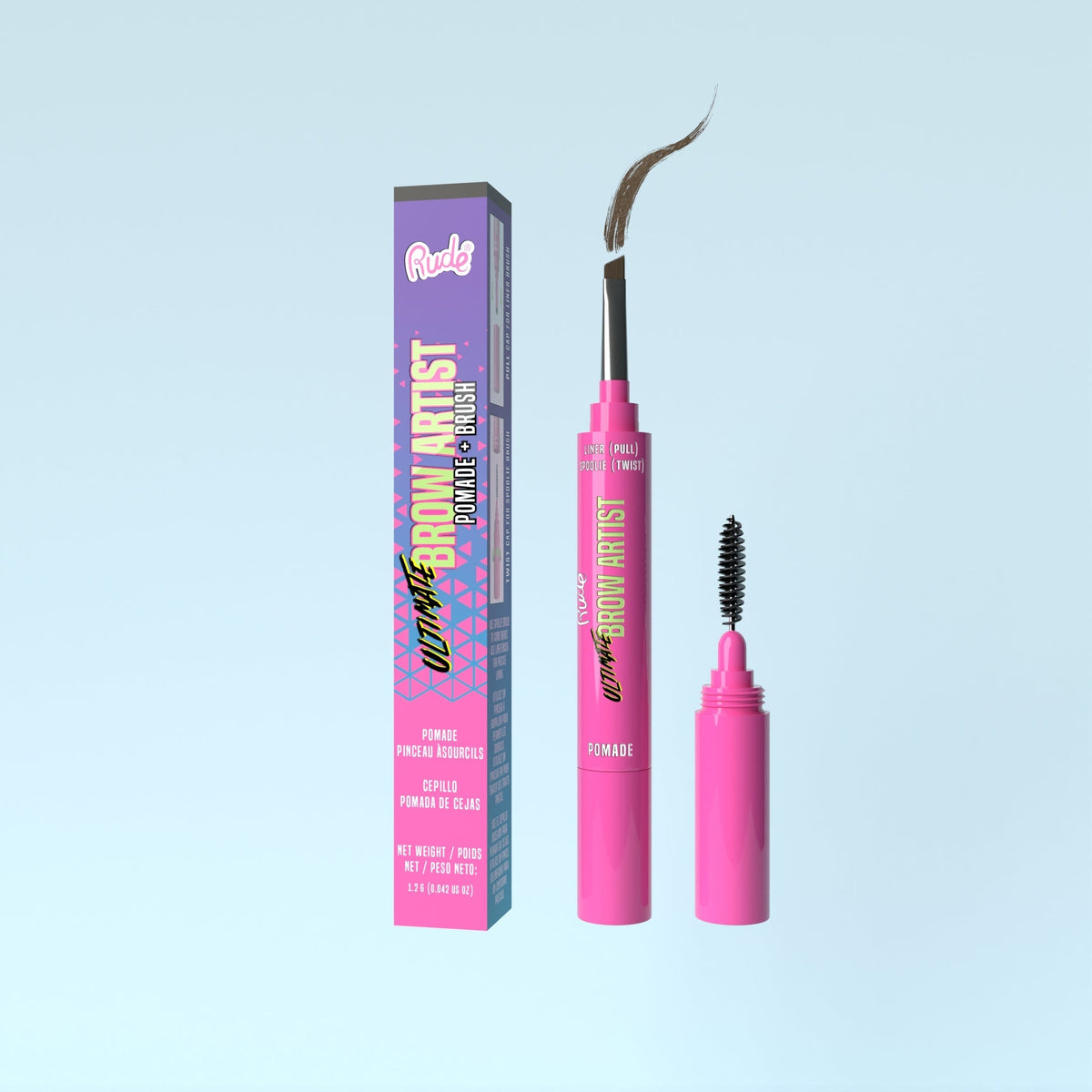 RUDE Ultimate Brow Artist Pomade and Brush by Avera Group
