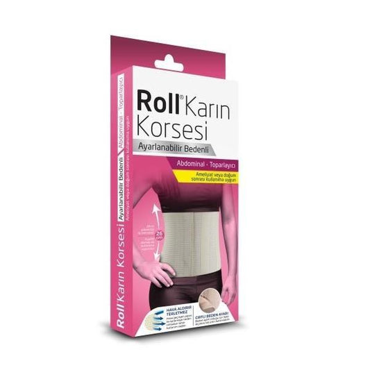 Roll - Adjustable Abdominal Support Corset for Postpartum & Post-Op Recovery by Beauty Care Bag