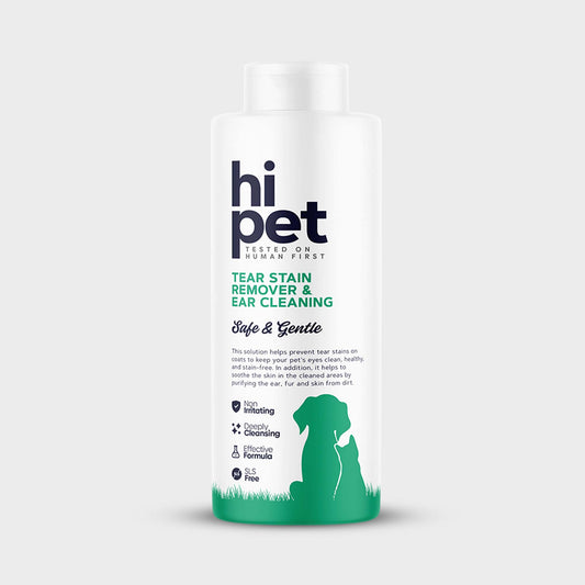 HiPet Tear Stain & Ear Cleaning Solution for Dogs & Cats by Beauty Care Bag