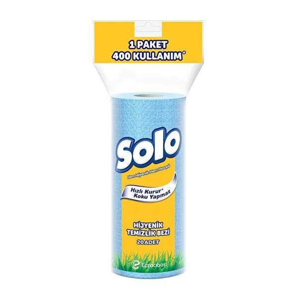 Solo Hygienic Cleaning Cloths 20-Count Pack: Disposable, Absorbent Paper Cloths for Easy & Hygienic Household Cleaning by Beauty Care Bag
