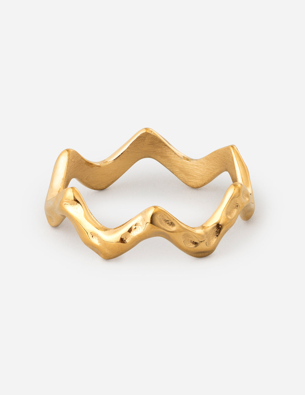 Textured Wavy Ring by Elevated Faith