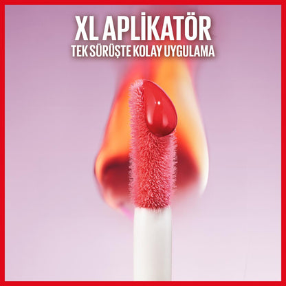 Maybelline New York Lifter Plump Lip Gloss 006 Hot Chili - Instantly Plumps Lips, Long-Lasting Effect, Non-Sticky by Beauty Care Bag