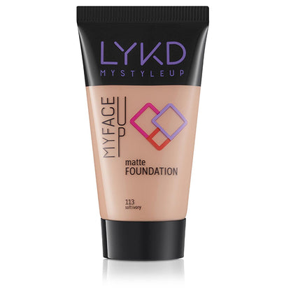 LYKD matte foundation 113 – view 2