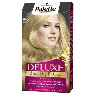 Palette Deluxe 9-0 Sarõ Sa� Boyasõ - Long-Lasting Yellow Hair Dye for Vibrant Color by Beauty Care Bag