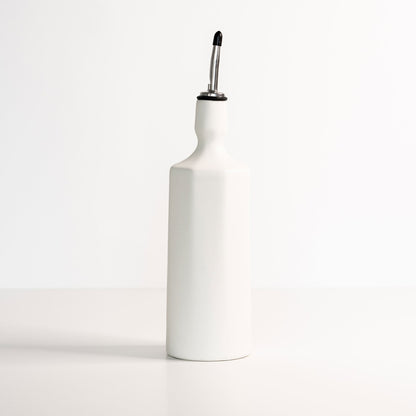 Glazed porcelain olive oil dispenser