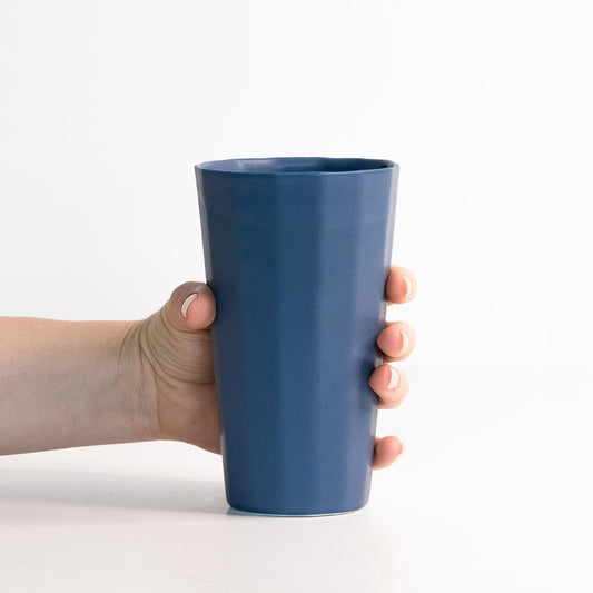 Handmade modern porcelain pint cup