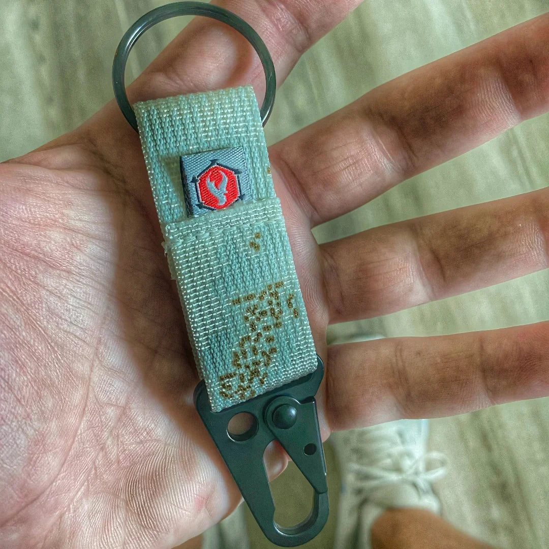 The Chauffeur - Camo Edition - Durable keychain clip by Recycled Firefighter