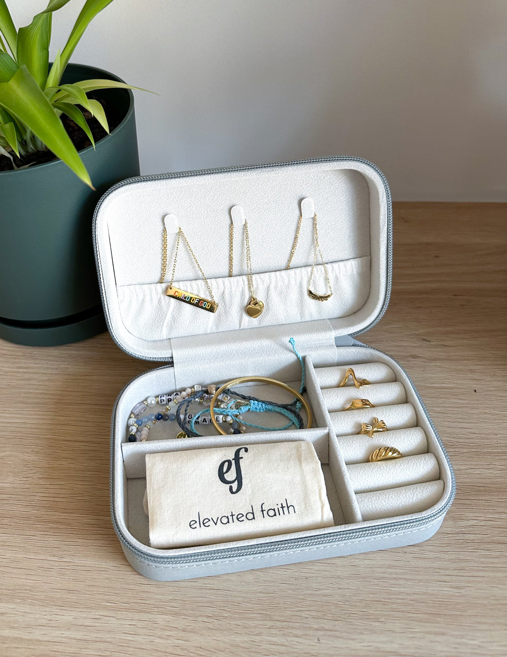 The Jewelry Travel Case by Elevated Faith