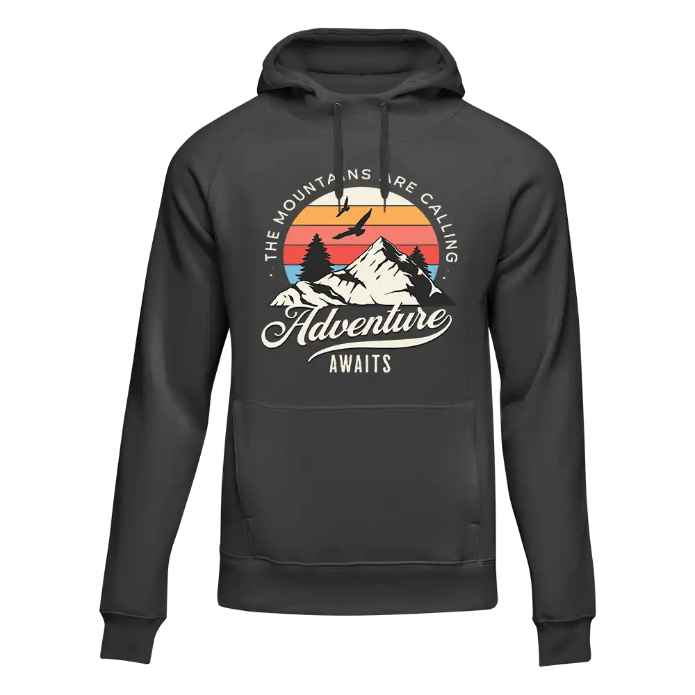 The Mountains Are Calling Unisex Hoodie by Outdoorzees