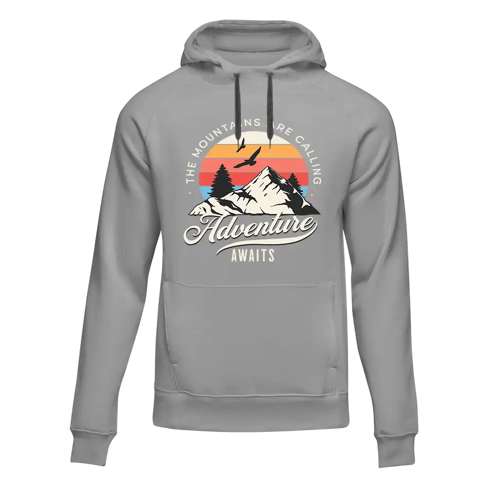 The Mountains Are Calling Unisex Hoodie by Outdoorzees