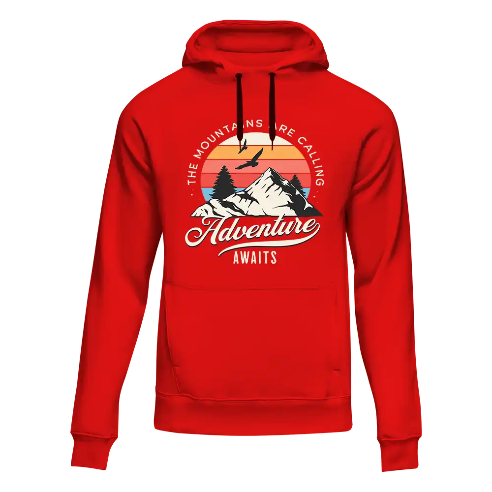 The Mountains Are Calling Unisex Hoodie by Outdoorzees