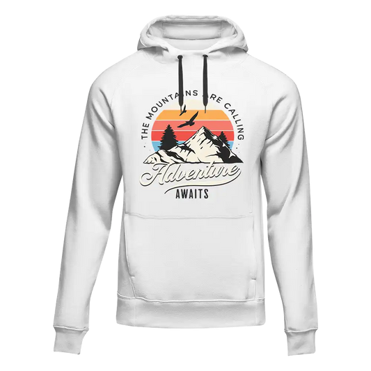 The Mountains Are Calling Unisex Hoodie by Outdoorzees