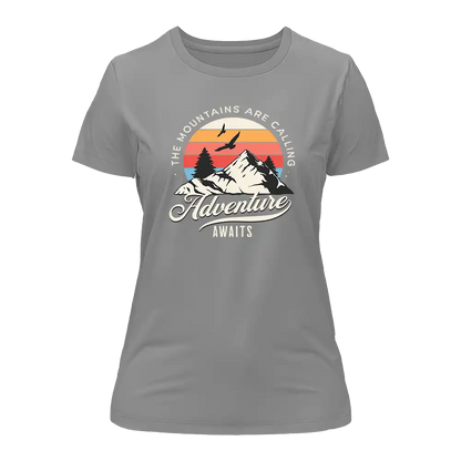 The Mountains Are Calling T-Shirt for Women by Outdoorzees