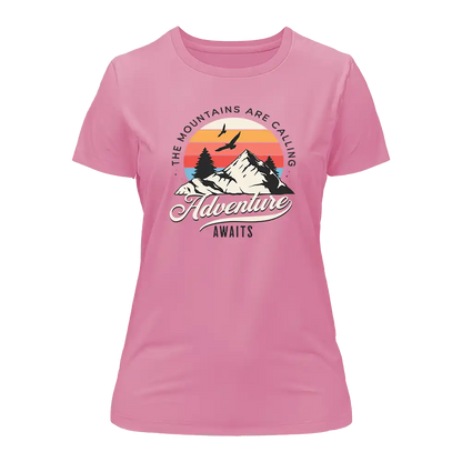 The Mountains Are Calling T-Shirt for Women by Outdoorzees