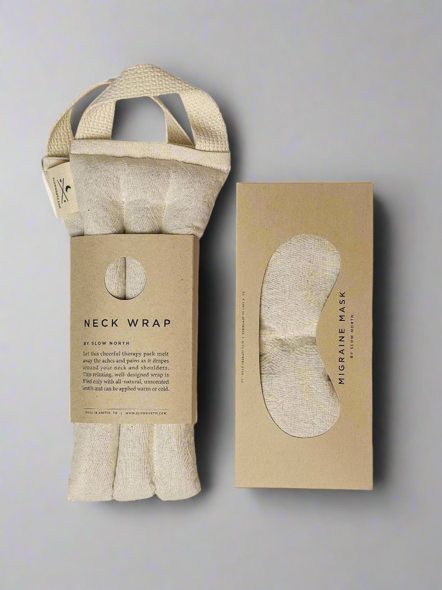 Eye Mask + Neck Wrap Bundle - Natural by Slow North