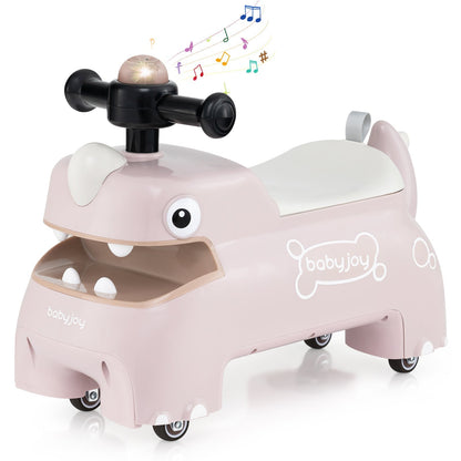 Toddler Ride on Toy Walking Sliding Car with Lights and Music by GBruno Store
