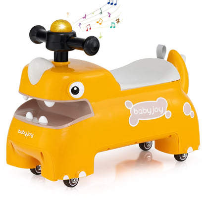 Toddler Ride on Toy Walking Sliding Car with Lights and Music by GBruno Store