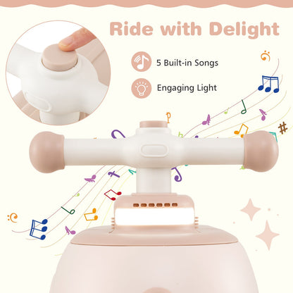 Toddler Ride on Toy with Trailer and Light Music by GBruno Store