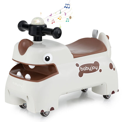 Toddler Ride on Toy Walking Sliding Car with Lights and Music by GBruno Store