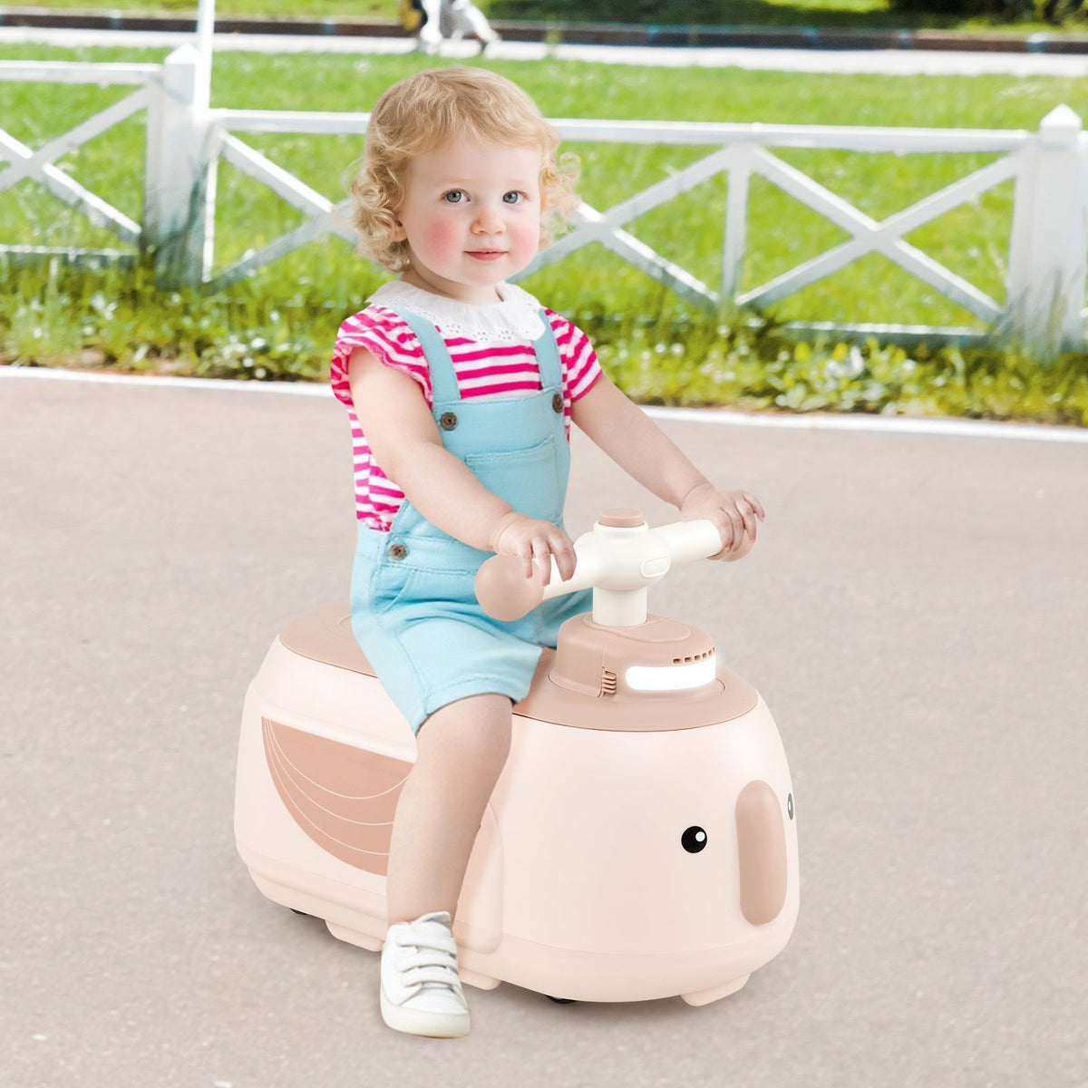 Toddler Ride on Toy with Trailer and Light Music by GBruno Store