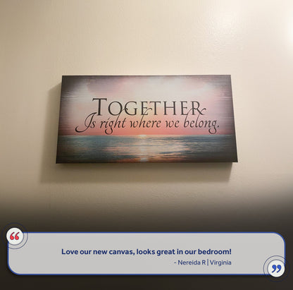 Together Sign VI by Tailored Canvases