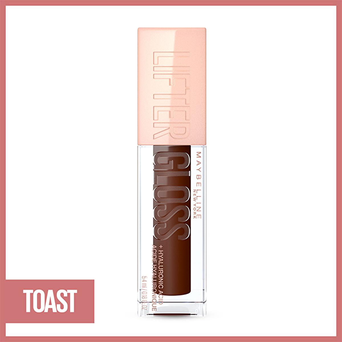 Maybelline Lifter Gloss: Honey'd Nude Lip Gloss with Hyaluronic Acid for Hydrated, Fuller-Looking Lips - High Shine, Moisturizing Formula by Beauty Care Bag