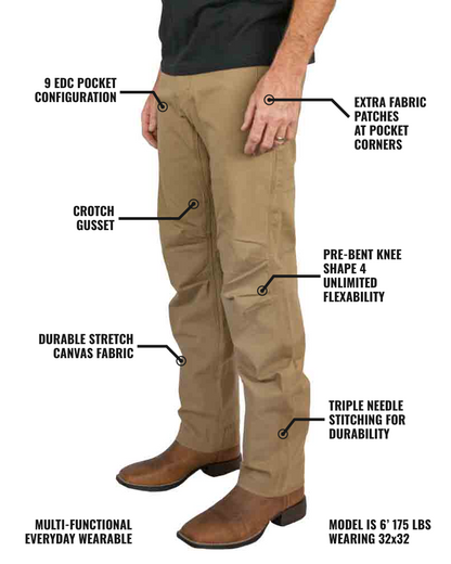 Trailblazer Standard Fit Pants - Coyote by Off The Grid Surplus