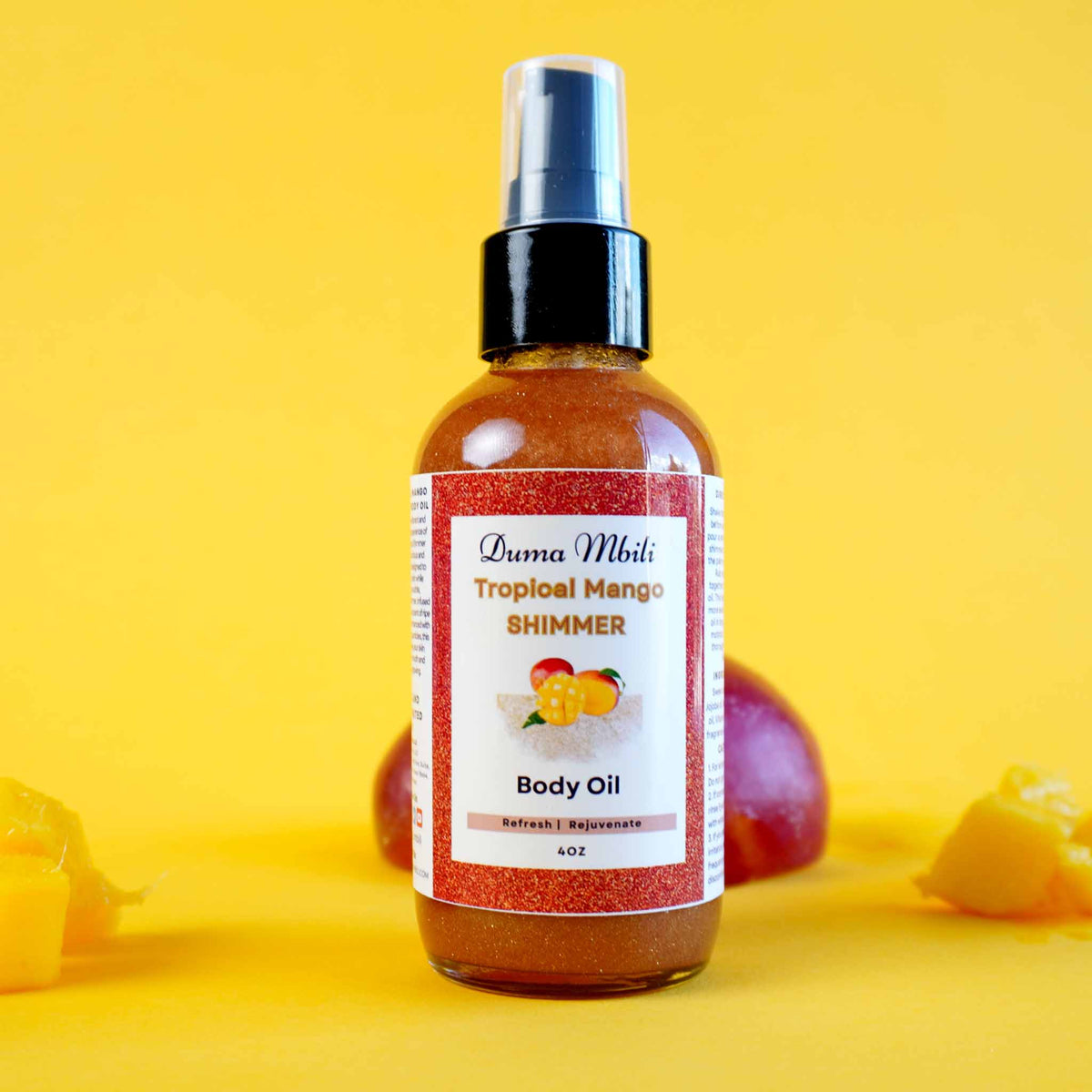 Tropical mango shimmer body oil – view 3