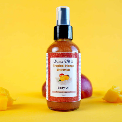 Tropical mango shimmer body oil – view 3