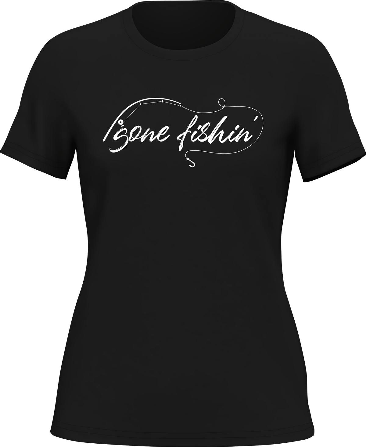 Gone Fishing v2 T-Shirt for Women by Outdoorzees