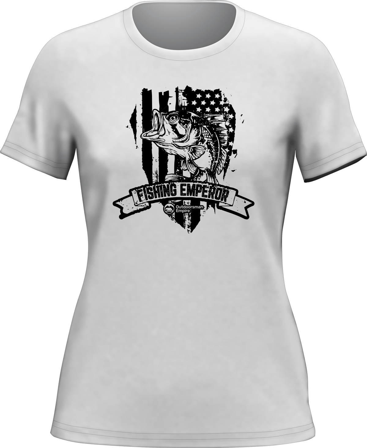 Fishing Emperor v3 T-Shirt for Women by Outdoorzees