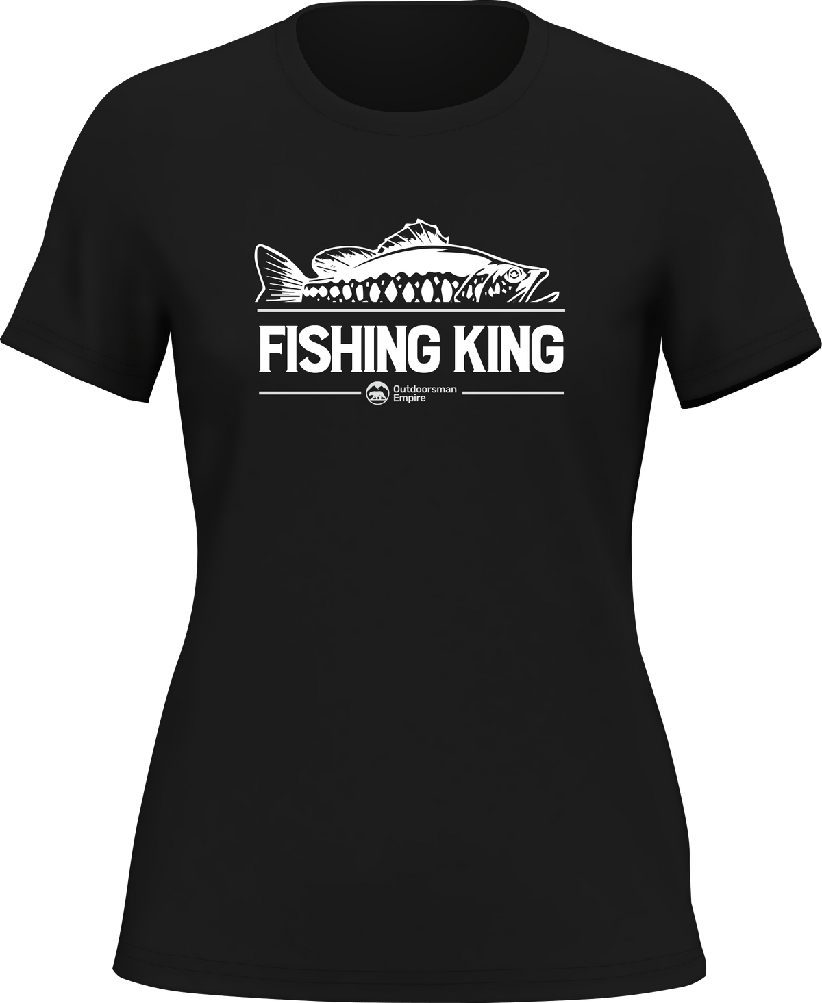 Fishing King T-Shirt for Women by Outdoorzees