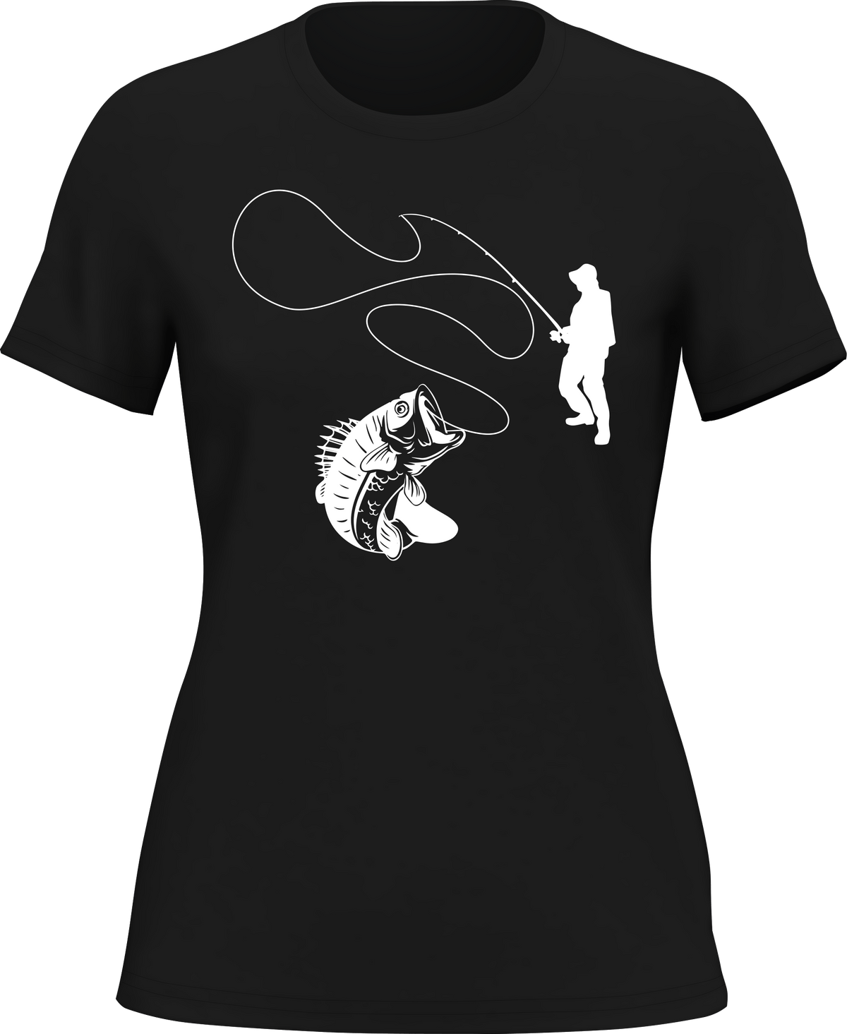 Fishing Lines T-Shirt for Women by Outdoorzees