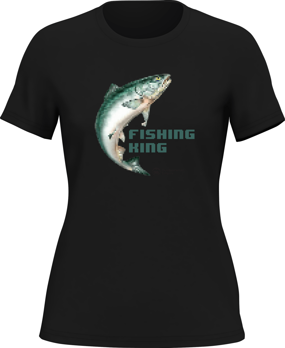 Fishing Pixelated T-Shirt for Women by Outdoorzees