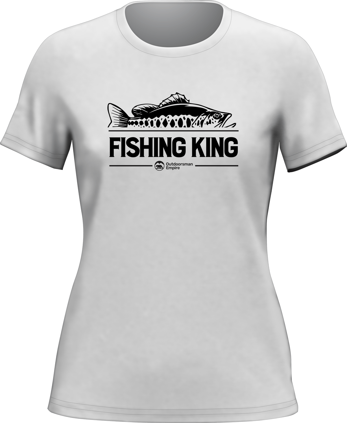 Fishing King T-Shirt for Women by Outdoorzees