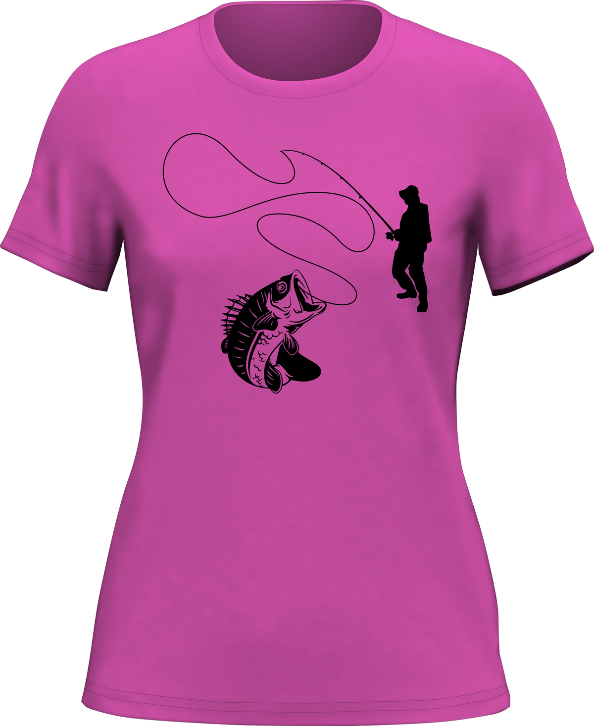 Fishing Lines T-Shirt for Women by Outdoorzees