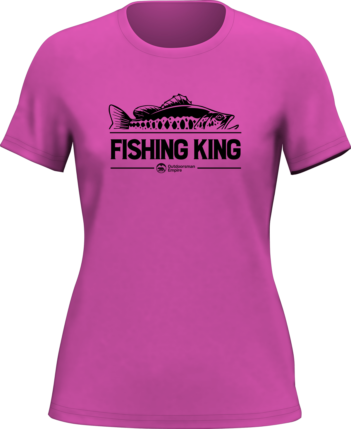 Fishing King T-Shirt for Women by Outdoorzees